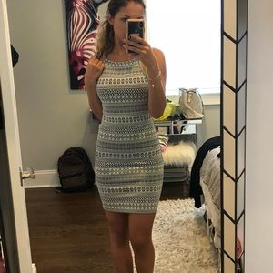 Halter top print dress